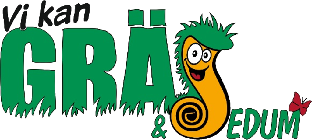 Gräscenters logotyp "Vi kan Gräs och Sedum".